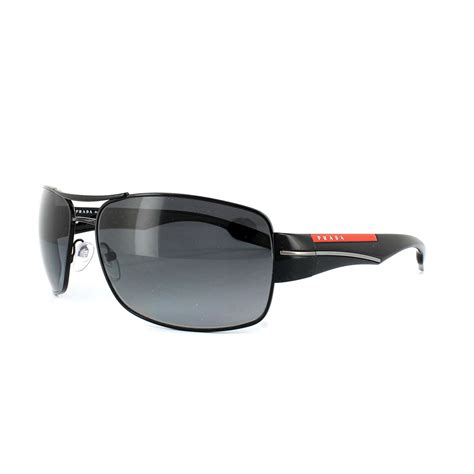 Prada Sport Sunglasses 53NS 7AX5W1 Black Gray Gradient 